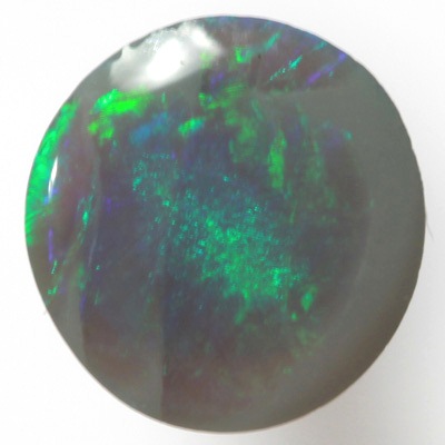 SOLID SEMI BLACK OPAL Bright sparkling turquoise green fire